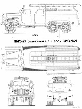 ПМЗ-27 опытный на шасси ЗиС-151.jpg
