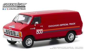 #86576 143 1987 Dodge Ram B150 Van 71st Annual Indianapolis 500 Mile Race Official Truck.jpg