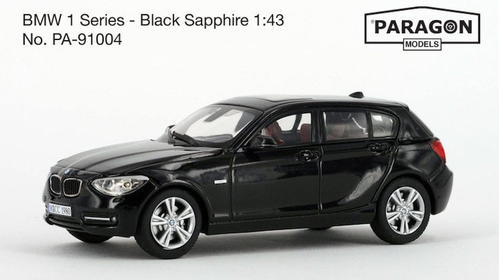 BMW 1 Series (F20), Black Sapphire, 1/43, серійний номер: PA-91004
