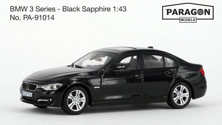 BMW 3 Series (F30), Black Sapphire, 1/43, серійний номер: PA-91014