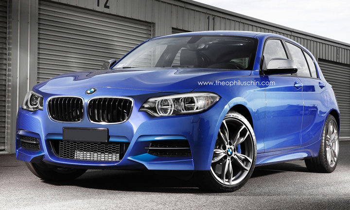 BMW 1 Series 2015, рендер издания BMW Blog