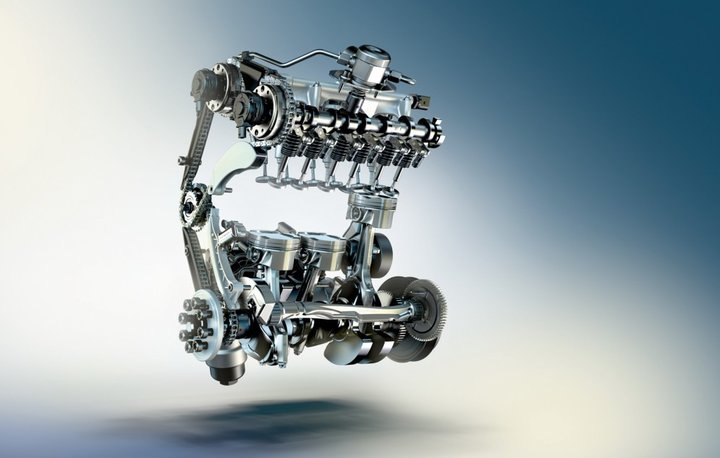 3-цилиндровый бензиновый мотор TwinPower Turbo