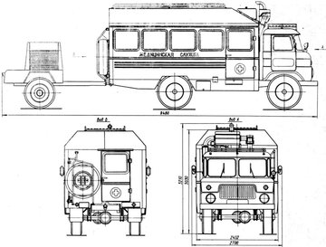 ГАЗ-66 Передвижная клинико-диагностическая лаборатория ЛКДП мод 3952..jpg