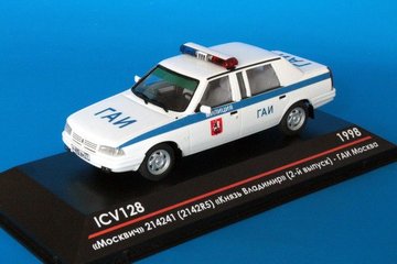 ICV128 «Москвич» 214241 (2142R5) «Князь Владимир» (2-й выпуск) - Милиция (ГАИ) Москва 1998.jpg