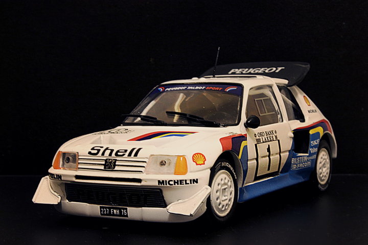 Peugeot 205 T16 Evo 1000 Lakes Rally '86<br />Timo Salonen / S.Harjanne