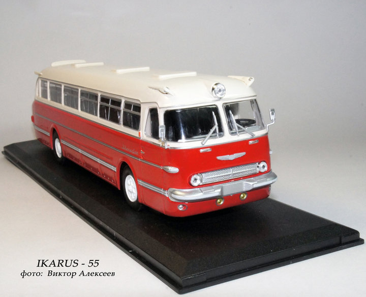 №11 Ікарус-55<br />Виробник: Classicbus<br />Масштаб: 43