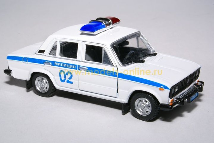 ВАЗ-2106 Міліція<br />Виробник: Bauer International, Китай (Autobahn)<br />Масштаб - 1:43