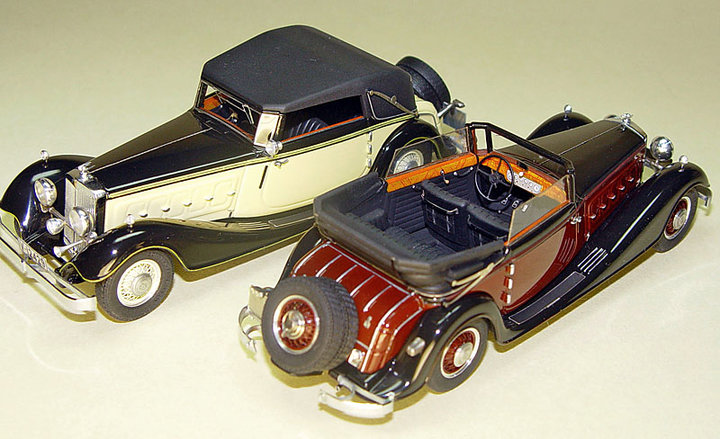 Horch 670 Sportcabriolet closed i open. 1932<br />Виробник: EMC<br />Масштаб -1:43. Наклад ? шт.