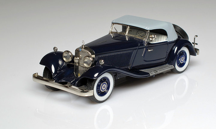 Mercedes-Benz 380K Sport Roadster closed 1934.<br />Виробник: EMC<br />Масштаб -1:43. Наклад 70 шт.