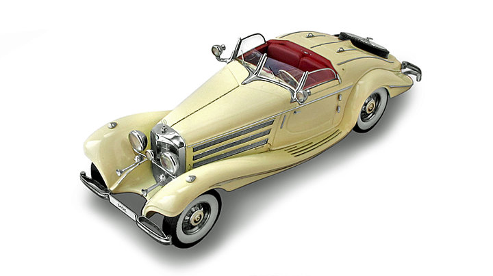 Mercedes-Benz 500K Spezial Roadster W29 1936<br />Виробник: EMC<br />Масштаб -1:43. Наклад ? шт.