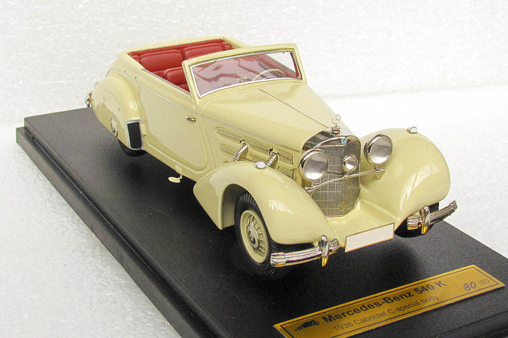 Mercedes-Benz 540K Cabriolet C spesial body opened - Ivori 1938<br />Виробник: EMC<br />Масштаб -1:43. Наклад 5 шт.