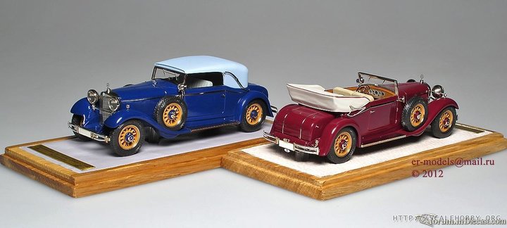 Mercedes-Benz Type 770 (W07) Cabriolet C 1932.<br />Виробник: EMC<br />Масштаб -1:43. Наклад ? шт.