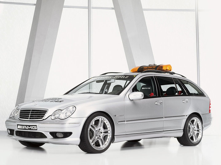 Mercedes-Benz C 32 AMG Estate F1 Medical Car (S203) '2001–03