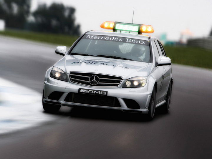 Mercedes-Benz C 63 AMG Estate F1 Medical Car (S204) '2008–10