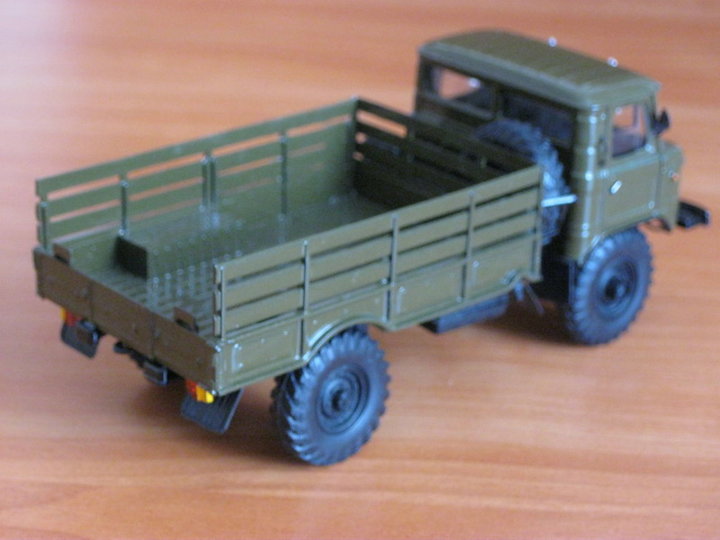 ГАЗ-66.<br />Виробник - Агат, Росія. <br />Масштаб - 1:43