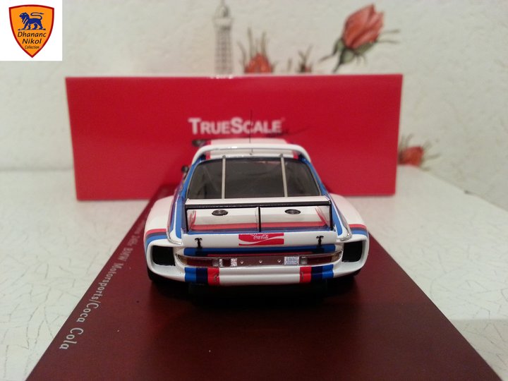 Модель: BMW 3.0 CSL, 1976<br />Виробник: True Scale Miniatures (Spark)<br />Масштаб: 1/43