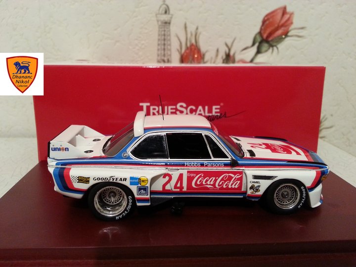 Модель: BMW 3.0 CSL, 1976<br />Виробник: True Scale Miniatures (Spark)<br />Масштаб: 1/43