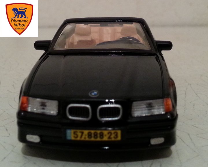 Модель: BMW 320i (E36) Convertible 1993<br />Виробник: KinToy (конверсія)<br />Масштаб: 1/43